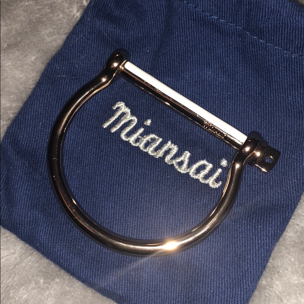 Miansai Bracelet! Rose gold and White